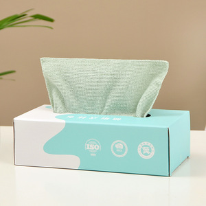 Disposable Extractive Removable Rag Dry and Wet <strong>Absorbent</strong> <strong>Dish</strong> Towel Microfiber Lazy Scouring <strong>Pad</strong> Kitchen Cleaning Cloth in Box - Product Image 2