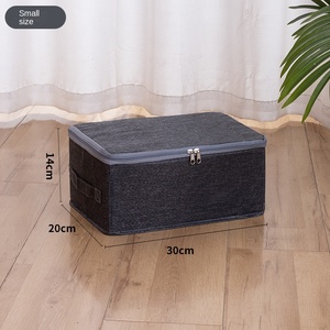Large Capacity Portable Organizer Aluminum Frame PP Household <strong>Folding</strong> <strong>Storage</strong> <strong>Box</strong> Soft Cover Fabric Document Collator for - Product Image 6
