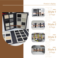 Présentoir professionnel en acrylique pour pierres, multi-dossiers, imperméable, pliable, pour échantillons de marbre et de céramique, catalogue d'échantillons pour magasin