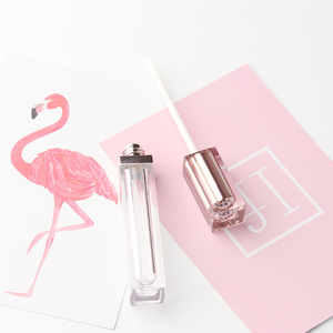 Großhandel Qualität 5ml DIY Logo Roségold/Silber Lippen glasur Tube Verpackungs flasche leere Lip gloss Tube - Product Image 5