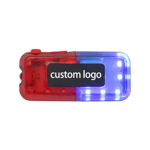 On-duty Security Patrol LED Multi-function Warning Lights Shoulder Lamp Red Blue Strobe Riding Flash Light