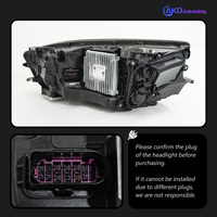 Phares avant BBA Car Styling pour Audi A7, projecteur LED, design RS7, 2011-2018, feux de jour DRL, feux de croisement et de route automatiques