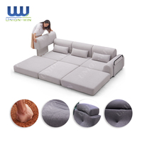 Union Win ensemble de canapé pouf modulaire chaise en mousse canapé lit sous vide sans cadre salon meubles paresseux canapé à compression