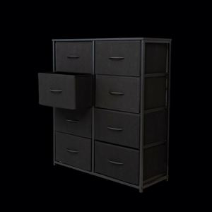 Commode autoportante moderne en tissu pour salon, durable, avec panneaux en MDF et acier inoxydable, en pin, disponible en plusieurs couleurs – Fournisseur en gros - Product Image 3