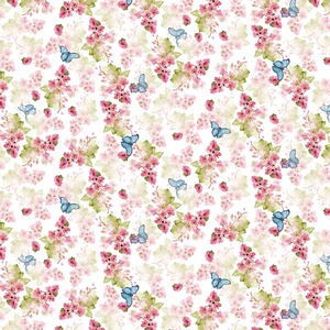 Custom Floral Butterfly <b>Pattern</b> Craft <b>Paper</b> Roll Double-Sided PE Coated 100GSM Eco-Friendly Recyclable Wood Pulp Packaging - Product Image 6