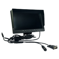 Monitor CCTV Mobil Truk 10.1 inci dengan Kamera Mundur dan Koneksi VGA, Dudukan Dashboard 7 inci, Garansi 1 Tahun