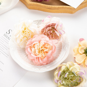 Thanh lịch 8cm Lụa Nhân Tạo dahlias cho DIY Kẹp tóc bên trang trí quà tặng ngày của mẹ - Product Image 4