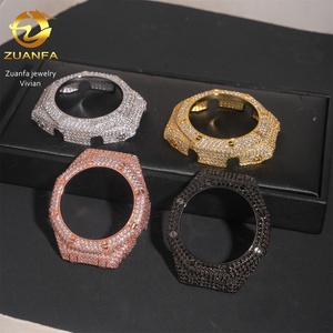 Boîtier de montre Hip Hop personnalisé en laiton, serti de moissanite VVS, style Iced Out, pour GA2100 - Product Image 3