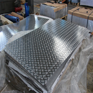 Hot Sale Prime Alloy Gemusterte Tritt platte Geprägte strukturierte rutsch feste Metallblech boden Wand platte Aluminium karierte Platte - Product Image 4
