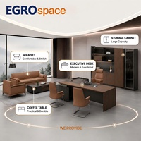 EGROspace Soluzione di Arredamento per Ufficio Direzionale Premium, Design Modulare per Spazi di Lavoro