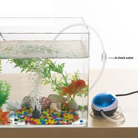 Pompe à oxygène silencieuse LEECOM pour aquarium, vente en gros d'usine, pompe à air pour petit aquarium à un ou deux trous