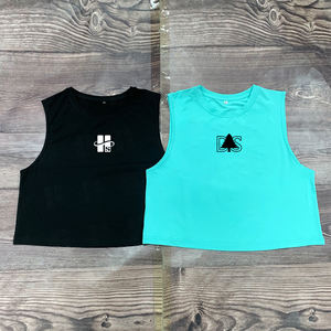 Débardeur court sans manches OEM en coton de haute qualité pour femme, coupe décontractée, style athlétique, vente en gros - Product Image 4