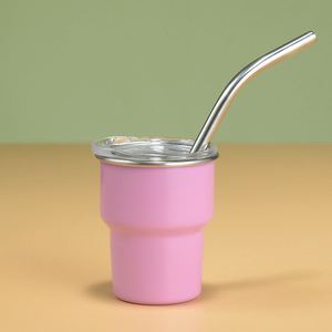 Vaso Térmico de Acero Inoxidable de Pequeña Capacidad, Mini Taza para Beber en el Auto - Product Image 2