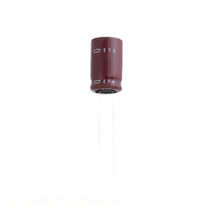 Condensador de Aluminio Original EKYA350ELL821MJ25S, 820uF, 20%, 35V, Radial TH, 820 uF, de Orificio Pasante - Product Image 1