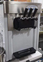 Stock prêt d'entrepôt européen de machine à crème glacée molle de trois saveurs