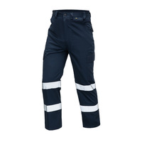 Pantalon de travail d'été pour hommes, à rayures réfléchissantes, pour atelier, anti-humidité, long et ample, de protection professionnelle