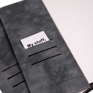 Biểu Tượng Tùy Chỉnh A5 Nhật Ký Máy Tính Xách Tay Chất Lượng Cao May Ràng Buộc Mềm Da <span class=keywords><strong>Kraft</strong></span> Giấy Tráng Giấy Các Tông Cho Các Trường Học Các Cuộc Họp - Product Image 5