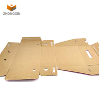 Bonne qualité Accepter les échantillons Boîte en carton ondulé de taille personnalisée Boîtes d'emballage pliables pour chaussures avec votre logo imprimé
