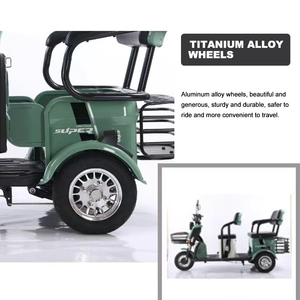 <span class=keywords><strong>Triciclo</strong></span> Elettrico Motorizzato per Trasporto Merci, Scooter Elettrico a Tre Ruote, <span class=keywords><strong>Bicicletta</strong></span> Elettrica per Passeggeri - Product Image 6