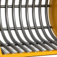Garantie 1 an Compatibilité universelle Excavatrice de 8 à 15 tonnes pour la séparation du sol et de la roche Grille de criblage pour excavatrice