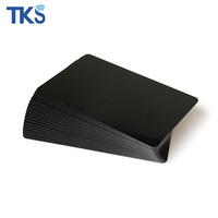 Bahan berwarna hitam Solid PVC/kartu PC plastik kartu klub hitam Glossy/kartu hitam Matte pencetakan Offset