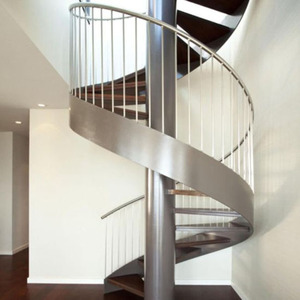 Escalera <span class=keywords><strong>de</strong></span> Caracol Moderna <span class=keywords><strong>de</strong></span> Madera Sólida, Escalera <span class=keywords><strong>de</strong></span> Caracol Resistente <span class=keywords><strong>para</strong></span> Interiores y <span class=keywords><strong>Exteriores</strong></span>, Sala <span class=keywords><strong>de</strong></span> Estar, Dormitorio, Uso Residencial - Product Image 4