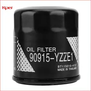 Yipei gros filtre à huile de voiture véritable OEM 90915-YZZE1 90915-yzzj1 90919-10001 pour Den so Corolla Camry Prius Wigo Highlander