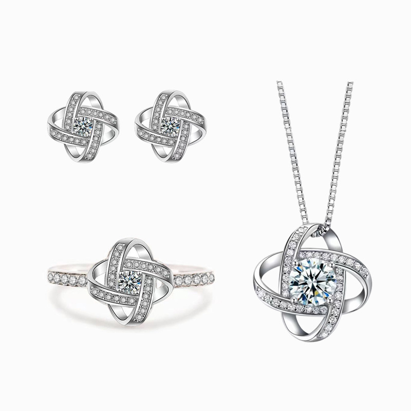 Brass in set silver