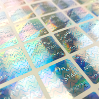 Étiquette adhésive 3d personnalisée à effet arc-en-ciel, découpé, Logo holographique, étiquette autocollante holographique, laser 3d, pièces