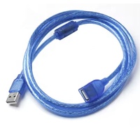 USB 2.0 un mâle à un câble d'extension femelle adaptateur de Charge de synchronisation de données intelligent pour ligne de Transmission de caméra d'ordinateur