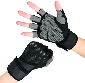 Workout <strong>Gloves</strong> Weight Lifting Fitness <strong>Gloves</strong> Biking Training Gym <strong>Grip</strong> <strong>Gloves</strong> Full Palm Protection with Wrist Support - Product Image 1