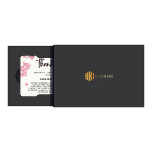 Индивидуальный дизайн ПВХ карты Ntag213 NFC роскошная свадьба VIP спасибо подарочная карта штрих-код QR код дисплей Магнитный шнур последовательный - Product Image 2