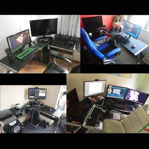 Muebles de Oficina para el Hogar, Escritorio de Estudio en Forma de L de Madera para Juegos, Escritorio de Trabajo, Mesa de Escritorio para Computadora - Product Image 6