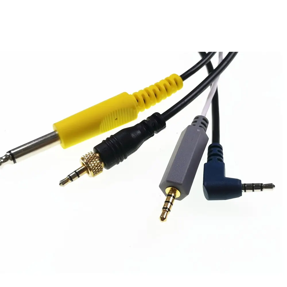 6.35mm Mono Stereo Jack mold Plug Cable Assembly application Audio Cables Stereo Extension Audio Cable