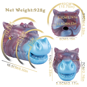 GEEBA Dragon Mouth Male Masturbators Pocket Pussy Onehole Fantasy Silicone Men Penis Stroker Animal Masturbator Cup Toy - Product Image 2