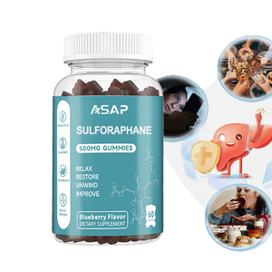 Complément alimentaire en gommes à la sulforaphane à base de plantes ASAP OEM, extrait de brocoli pour la santé des adultes, qualité alimentaire, soutien immunitaire, bienfaits pour la beauté - Product Image 2