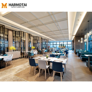 Rong <span class=keywords><strong>He</strong></span> Tai Moderno Contemporáneo Comercial Comedor Cafetería Cabina Asientos Muebles de hotel Mesa y silla para restaurante - Product Image 2
