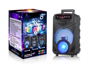 Altavoz Bluetooth Portátil Mini de 8 Pulgadas, con Luz Ambiental, para Uso en Interiores o Exteriores, Karaoke, NDR-P44 - Product Image 6