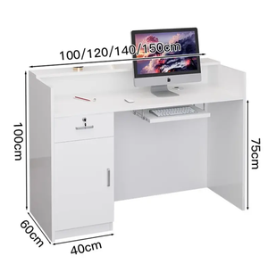 Luxury Style Salon Furniture <b>Small</b> Counter Beauty Salon Reception <b>Desk</b> Beauty Salon <b>Small</b> Reception <b>Desk</b> Office - Product Image 3