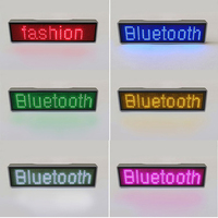 Mini Pantalla LED Programable con Mensaje Desplazable, Publicidad LED, Placa de Identificación con Nombre Desplazable