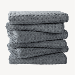 تخفيضات هائلة لون مجسم مايكروفايبر فوطة المطبخ المنسوج تصميم حسب الطلب تطريز نمط الكرتون قماش تنظيف - Product Image 1