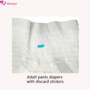 Su misura di buona qualità Super assorbente M/<span class=keywords><strong>L</strong></span>/XL/XXL taglia pannolini per adulti usa e getta con indicatore bagnato per anziani - Product Image 3