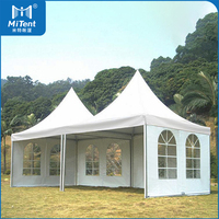 Tentes de camping en plein air robuste tente pagode personnalisée événement tente de fête de mariage