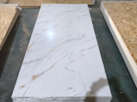 Panneau mural en PVC marbré imperméable RTS à expédition rapide 3,5 mm avec protection ignifuge facile à nettoyer pour les projets de rénovation