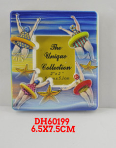 Ocean Series <b>Small</b> <b>Picture</b> <b>Frame</b> Ceramic Resin Refrigerator Magnet with Traditional Design Medium Magnetic Sticker Sheet Size - Product Image 3