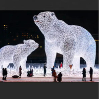 Prix d'usine – Nouvelles décorations LED 3D sur le thème du Nouvel An pour Noël, mariages et maisons – Éclairage extérieur IP65 pour parcs et places publiques