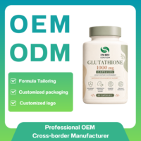 Capsules de Glutathion ODM 1000mg – Antioxydant, Protection Cellulaire, Soutien Reproductif et Cognitif – Complément Quotidien pour Adultes