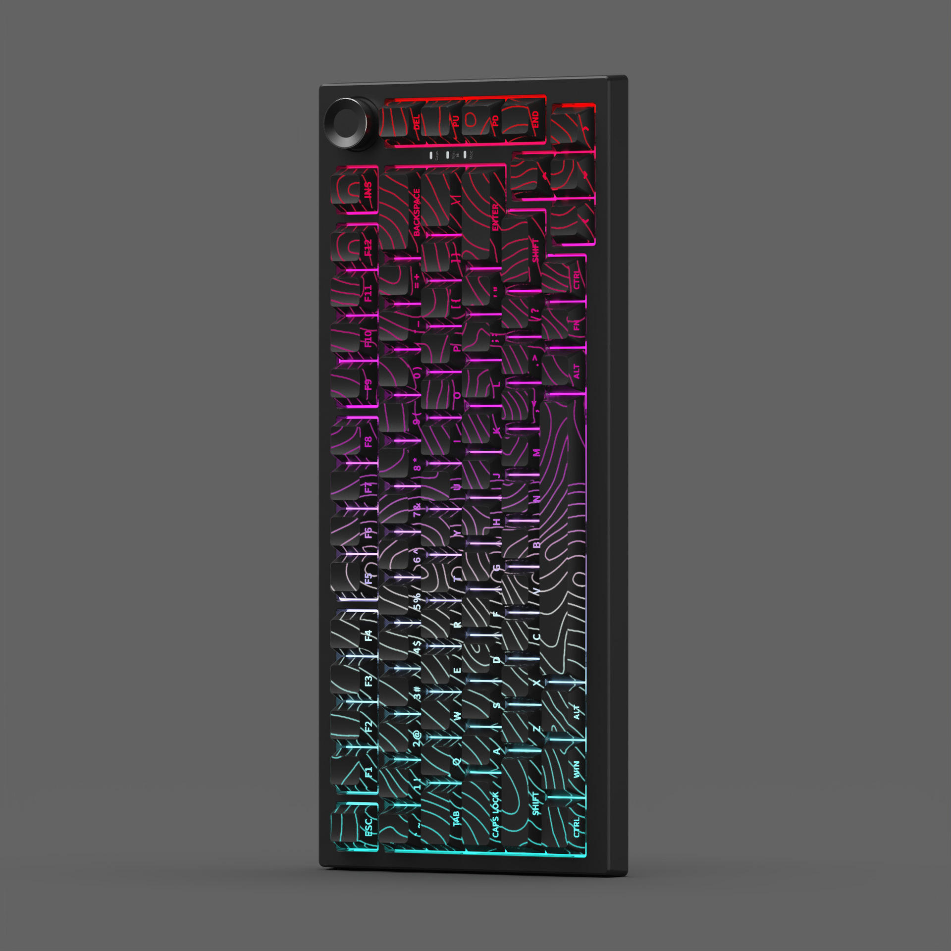 Axe blanc à trois modes de cheval de contour noir 8000mah