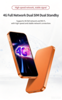 Teléfono Inteligente Android Sin Cámara, 4G LTE, Android 15, MTK Octa Core, 4GB RAM, 64GB ROM, Teléfono Seguro para la Privacidad