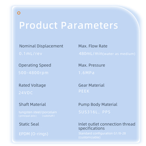 Système d'injection de carburant à hydrogène, pompe de transfert, pompe à micro-engrenages à couplage magnétique - Product Image 3